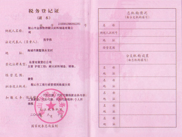 税务登记证1